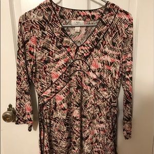 Ann Taylor Loft EUC tie back top