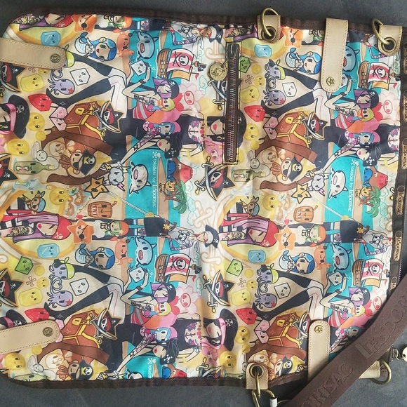 Tokidoki for LeSportsac 'Ciao Ciao Large' Flap Bag - Picture 2 of 5
