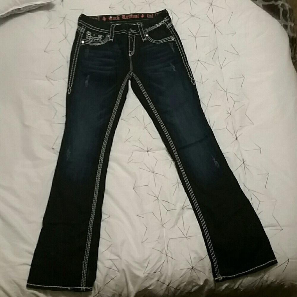 Brand New Rock Revival Jeans - Serena Easy boot