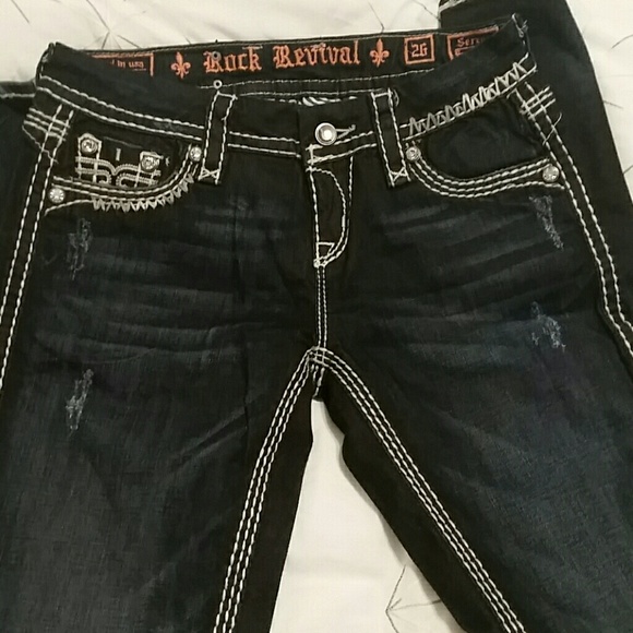 Brand New Rock Revival Jeans - Serena Easy boot - Picture 3 of 6