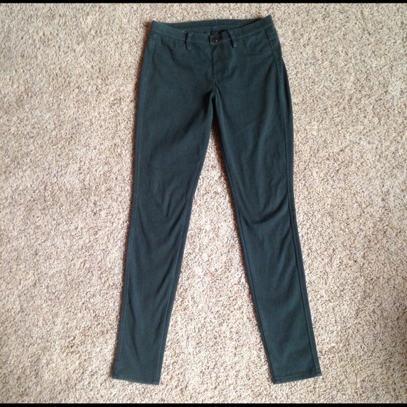 Uniqlo Pants - UNIQLO Leggings Skinny Jeans Forest Green Small
