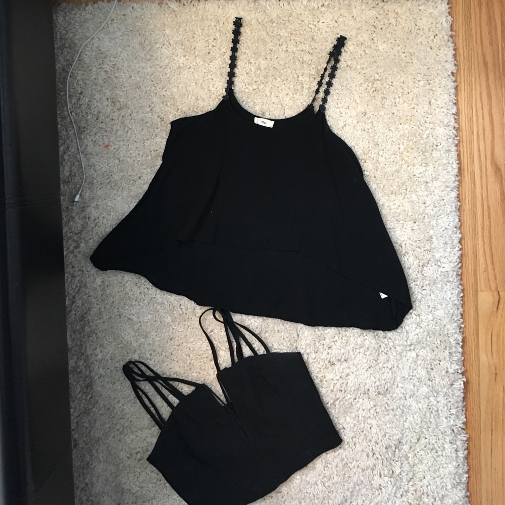 Tobi black crop top bundle