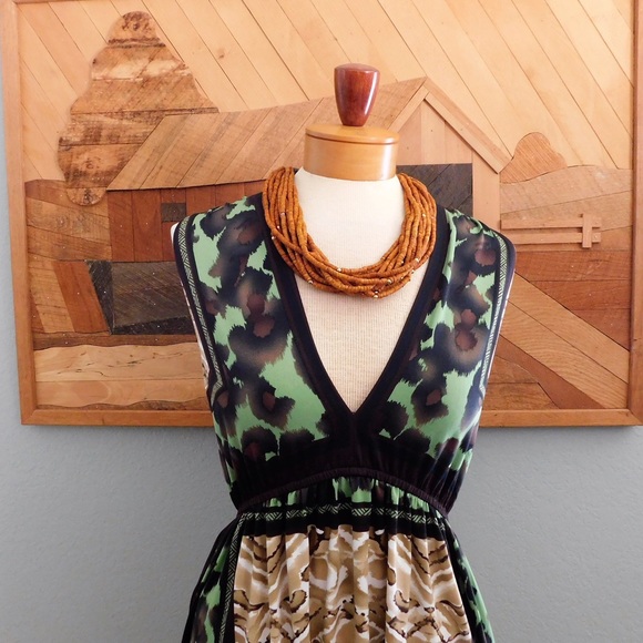 Bailey Blue Racerback Animal Print Dress - Picture 3 of 3