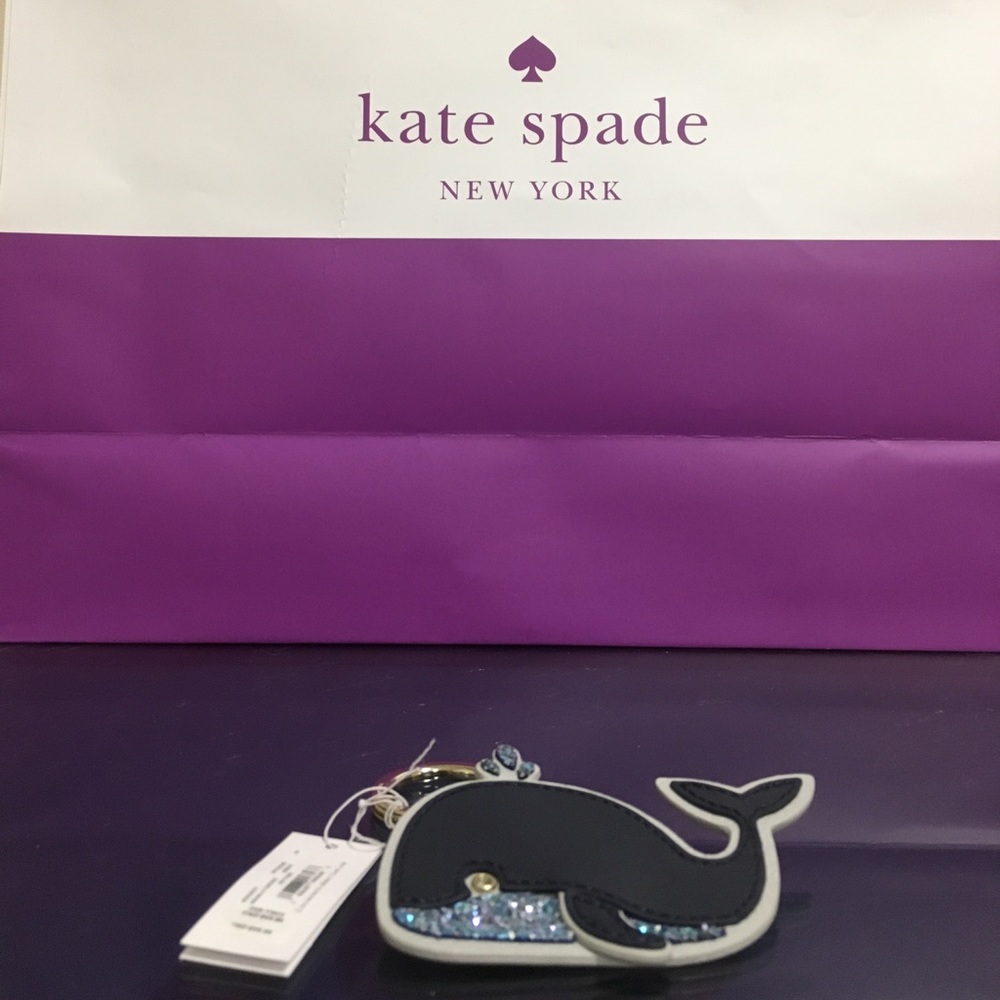Kate Spade ♠️ Whale Keychain🐳