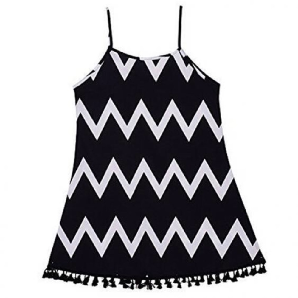 Summer tassel bikini cover up mini dress - Picture 5 of 8