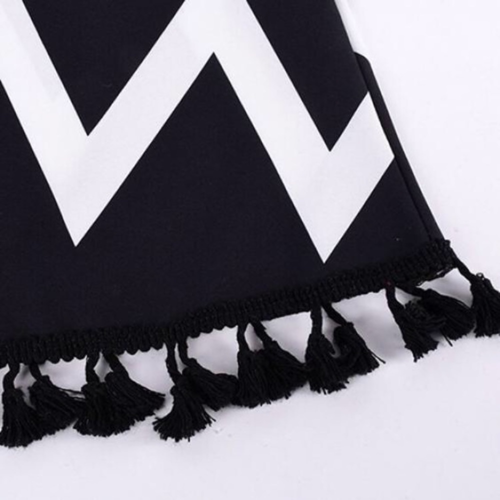 Summer tassel bikini cover up mini dress - Picture 6 of 8