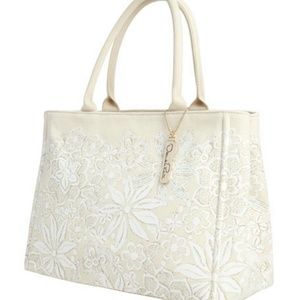 Oscar de la Renta NM + Target Floral Canvas Tote