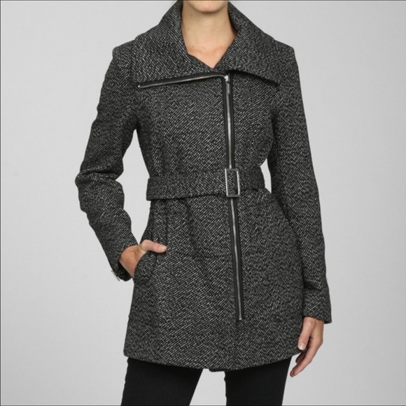 Michael Kors Jackets & Blazers - Michael KORS Asymmetrical Wool Dress Coat