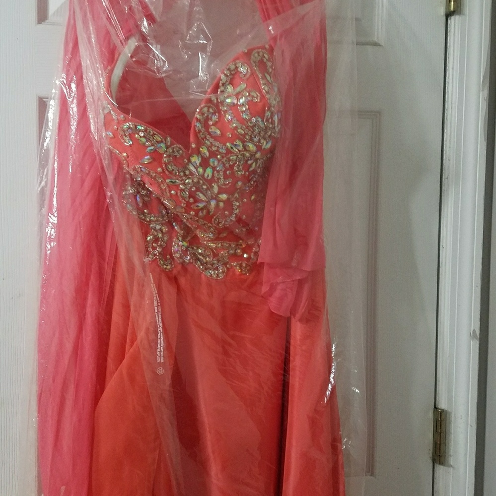 Plus size prom dress