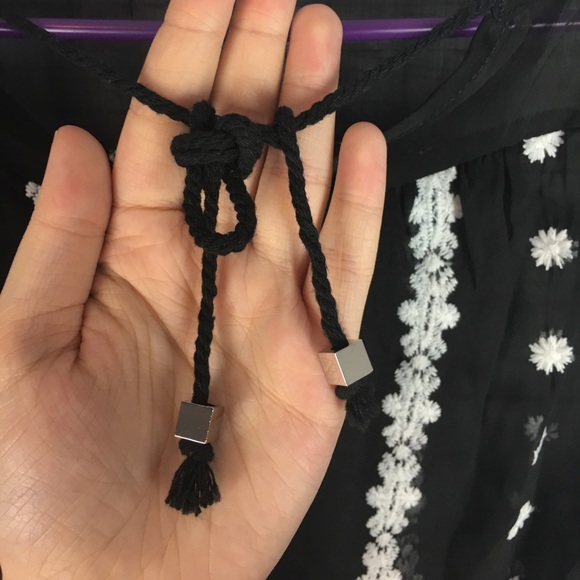 Sheer Bell Sleeve Top - Picture 6 of 7