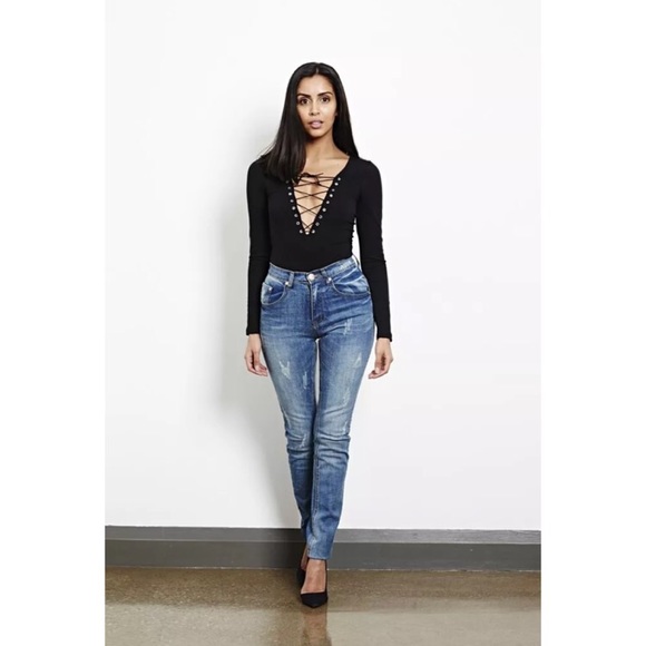 One Teaspoon Denim - One Teaspoon Distressed Skinny Jeans Size 28/US 6