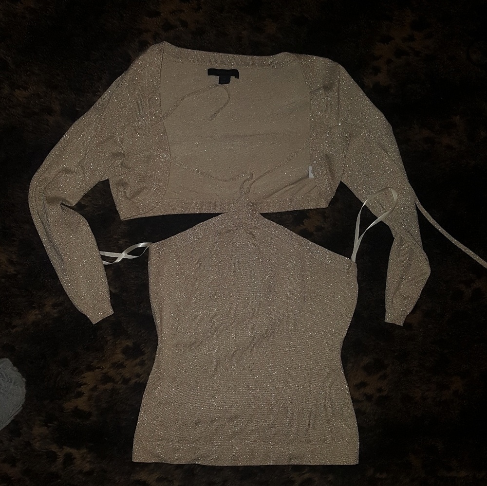 Medium Gold express top with half jacket