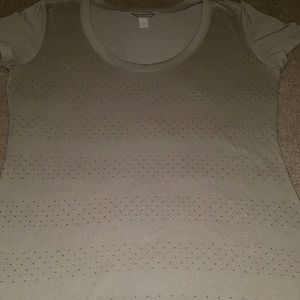 Banana Republic Tiny Studded Rayon T-Shirt