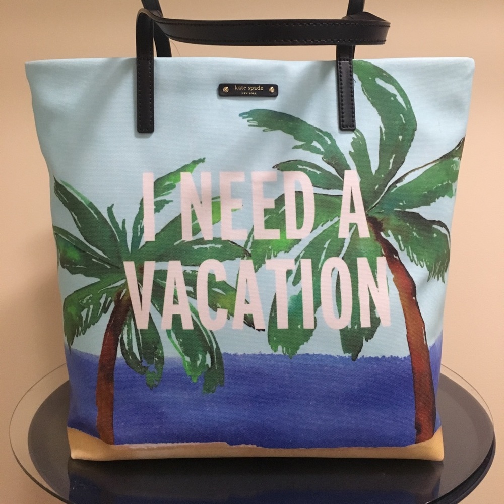 Kate Spade ♠️ 'I need a vacation' Bag🌴