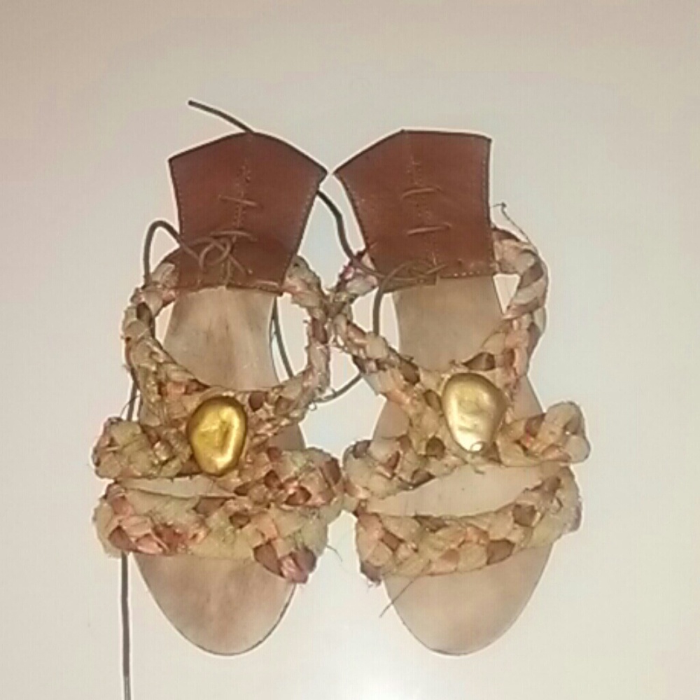⚡Sale!⚡Mango hand made summer fats Sz 6.5