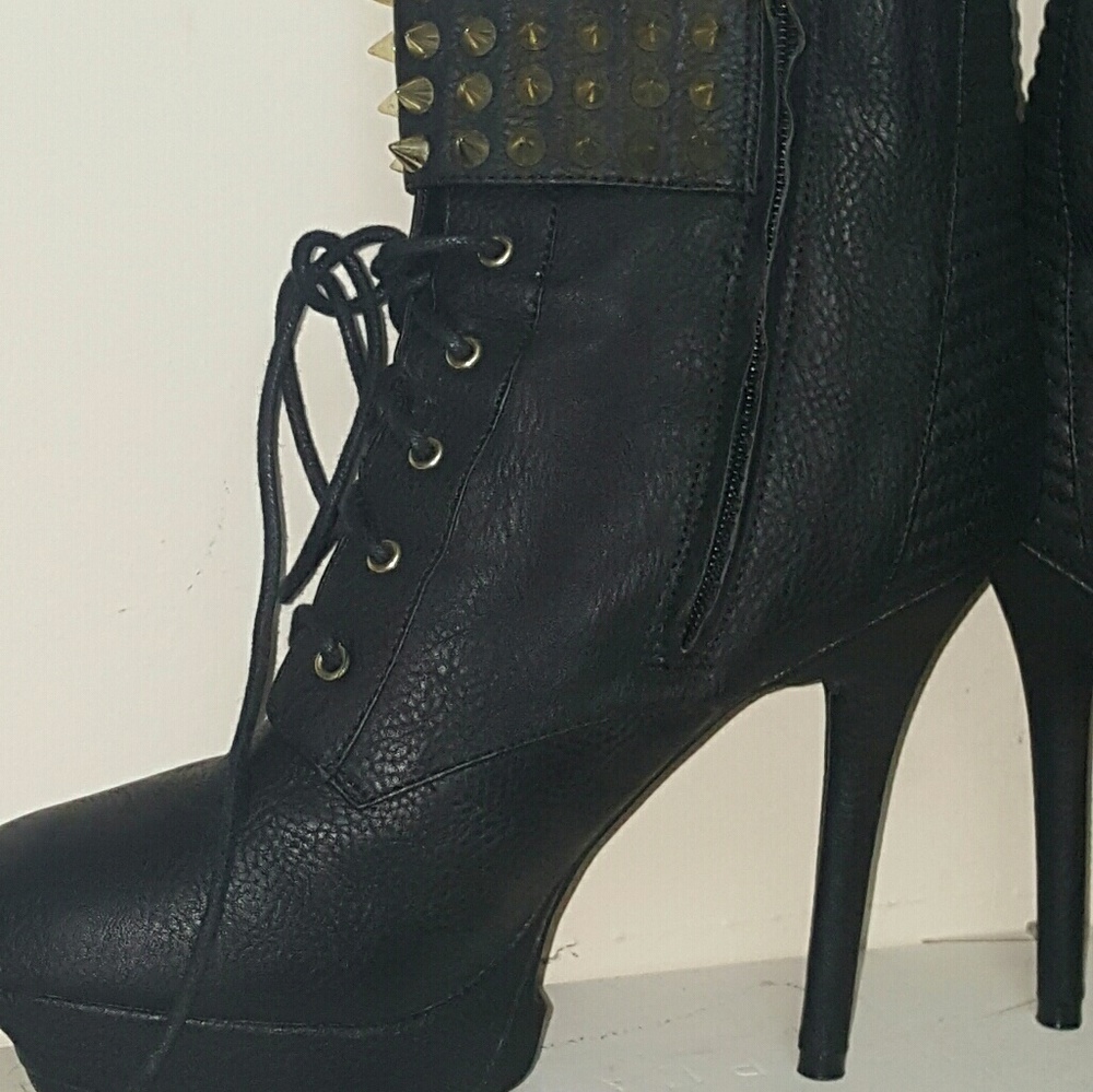 Sam Edelman gold studded booties