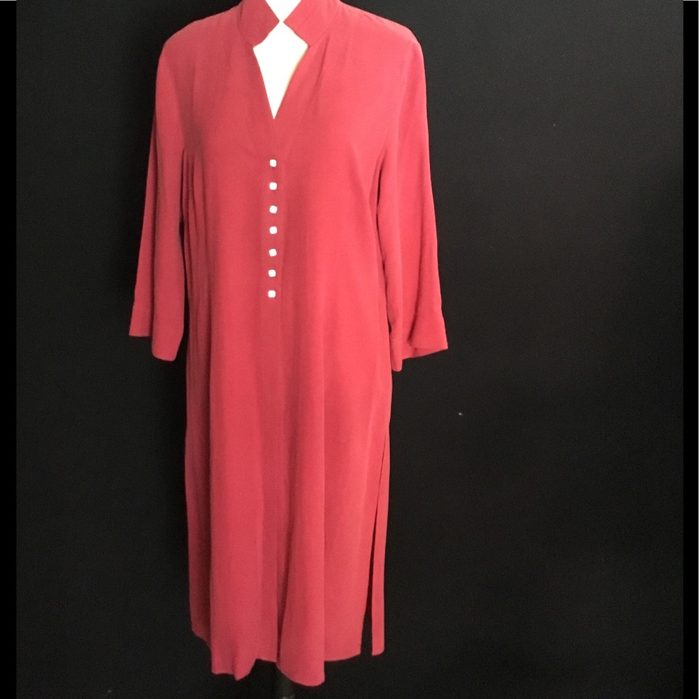 Asian Inspired Silk Duster or Tunic