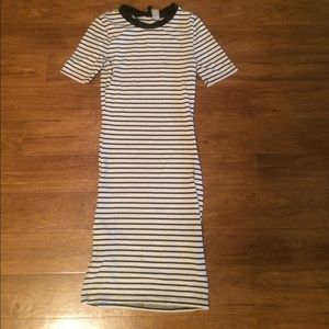 Striped h&m dress