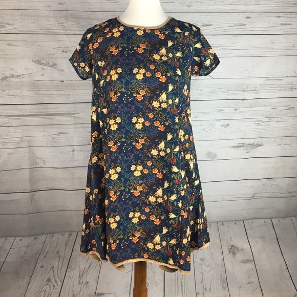 Blue Floral Dress - Picture 4 of 6