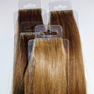 Invisible skin weft tape-in extensions 40 pieces