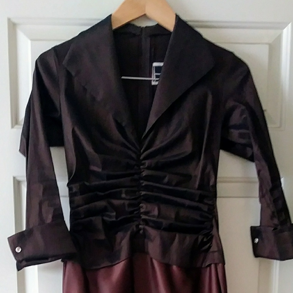 Tadashi gown. Rich brown. Worn once only.