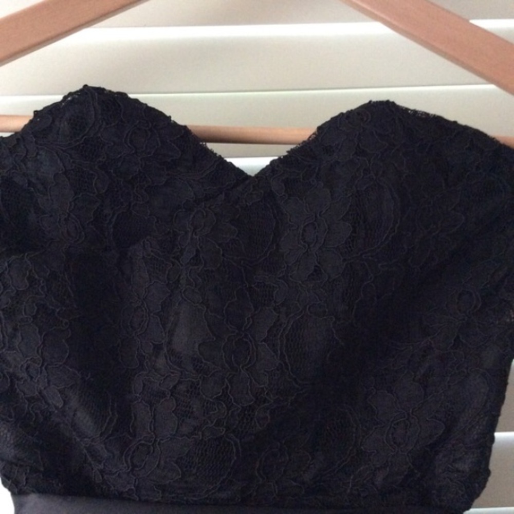 Express strapless little black dress - Picture 3 of 4