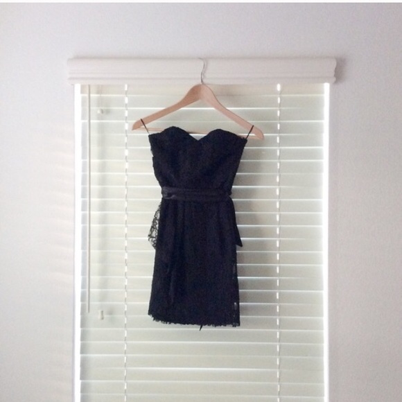 Express strapless little black dress - Picture 2 of 4