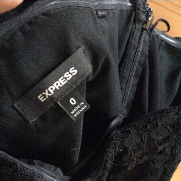 Express strapless little black dress - Picture 4 of 4