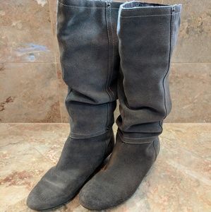 Gray Boots