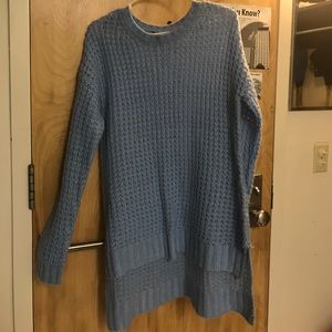 Blue oversized sweater