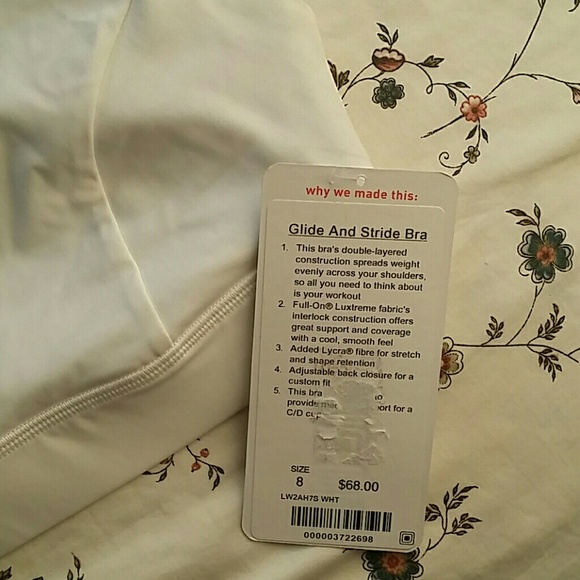 NWT Lululemon Glide and Stride Bra - Picture 8 of 8