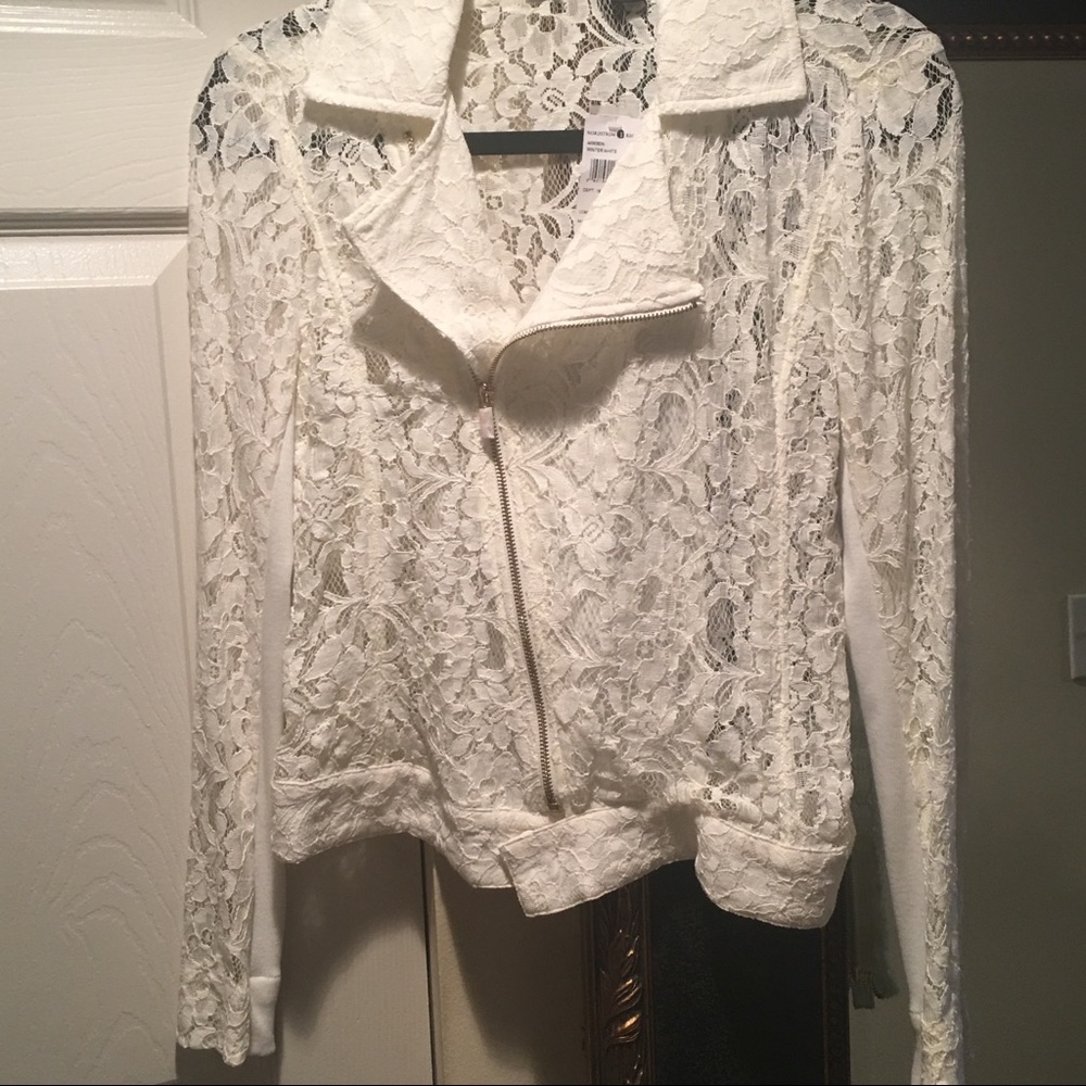 White lace jacket
