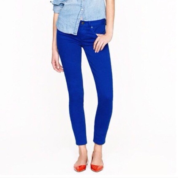 J. Crew Denim - J. Crew Bright Blue Toothpick Jeans