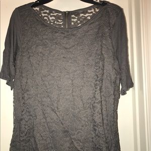 New lace overlay top from NY&Co
