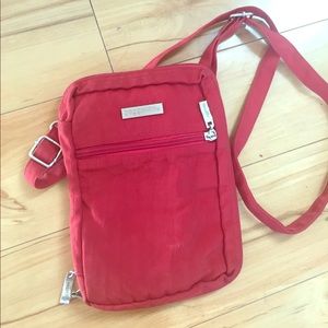 Bagallini Orange Blood traveler cross body/wallet