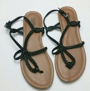Rope twist sandals 🔵