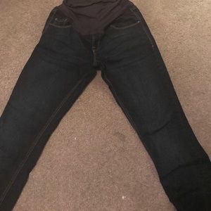 Dark Denim Skinny Maternity Jeans