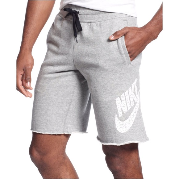 fleece shorts nike mens