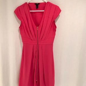 DISCOUNT! H&M Dress-pink, exposed zipper, size 10.