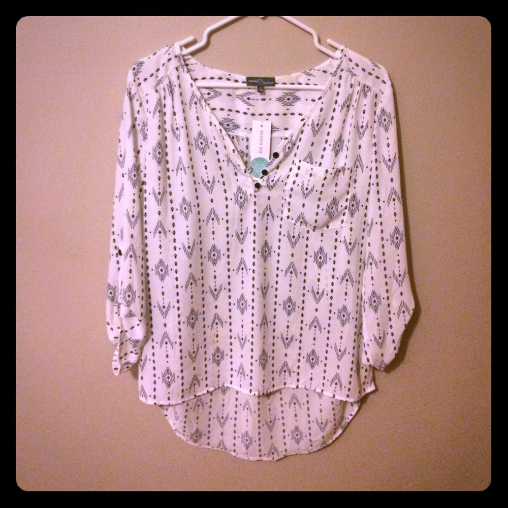 Patterned blouse