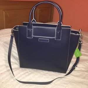NEW Vera Bradley Classic Navy Tote