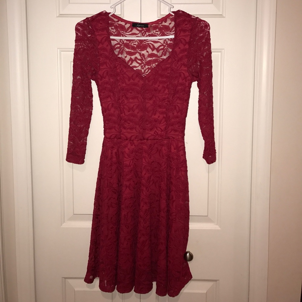 Red dress
