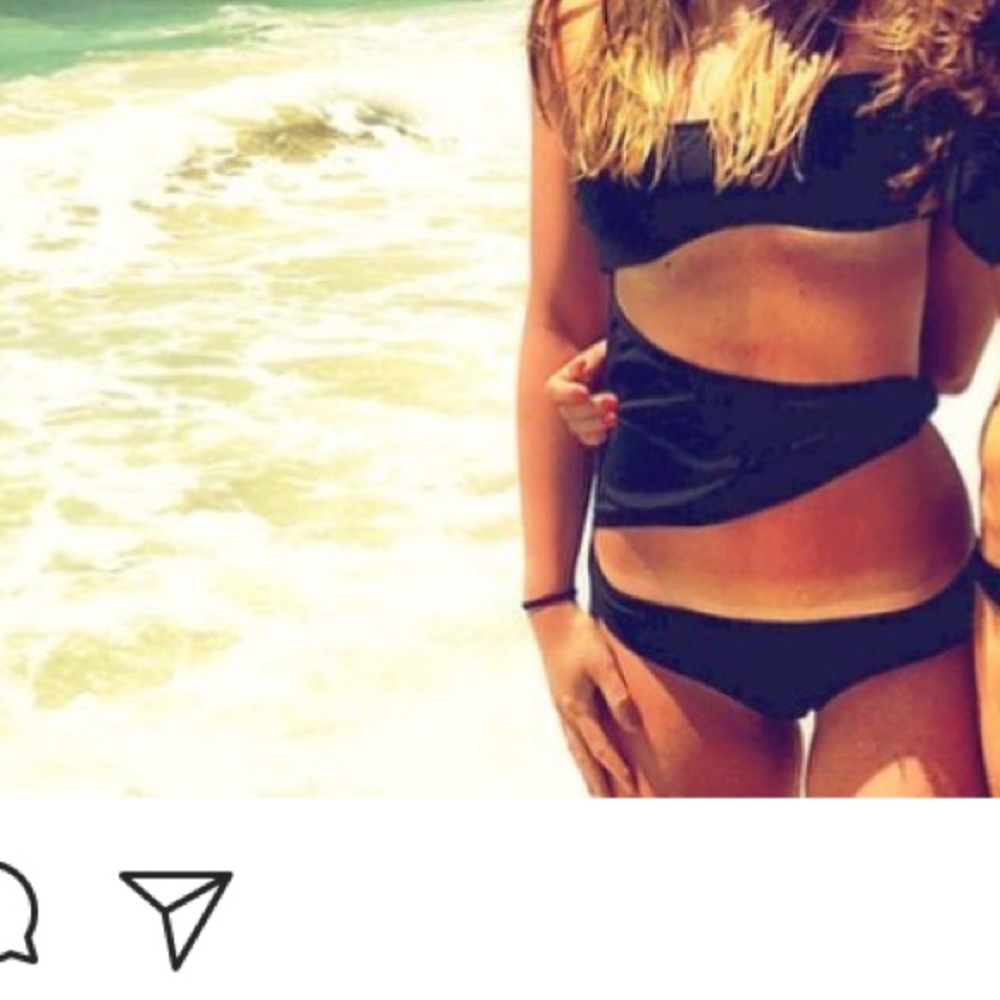 Asos Cross Body Swimsuit