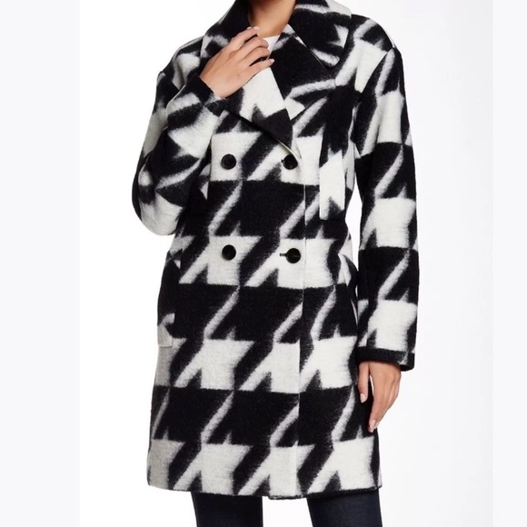 7 For All Mankind Jackets & Blazers - 7 for all mankind Houndstooth  Blanket Trench Coat