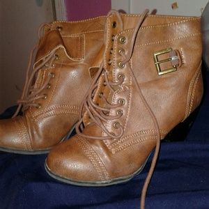 brown booties