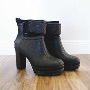 Rain heel boot