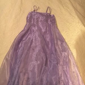 Girls Lavender Formal Dress