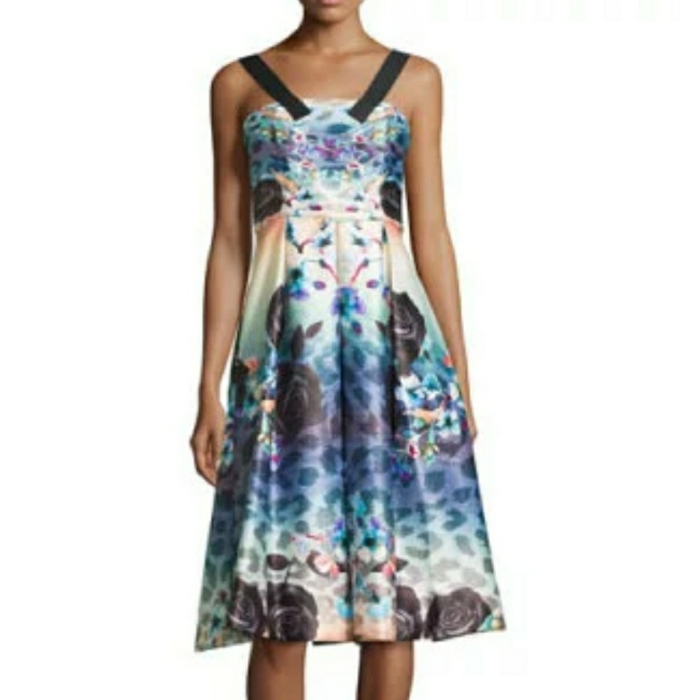 NWT MACKENZIE MODE watercolor dress