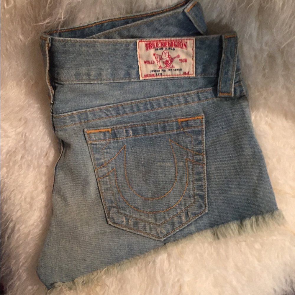 True Religion Jean Shorts