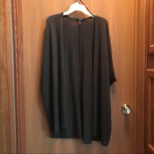 Forever 21 Dark Moss-green Light Sweater Duster